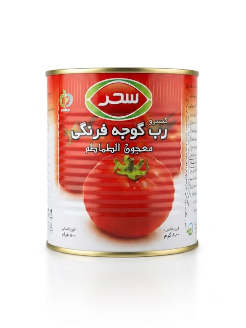 کنسرو رب گوجه فرنگی 800گرمی سحر - چاشنی و ادویه
