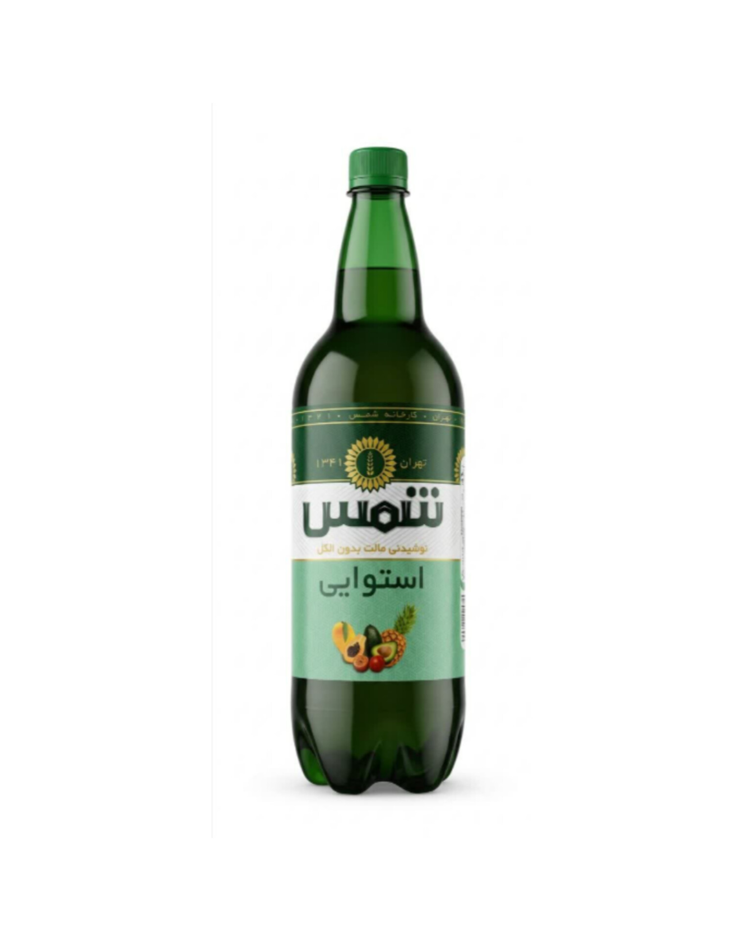 تصویر نوشیدنی مالت با طعم استوایی 1 لیتر شمس