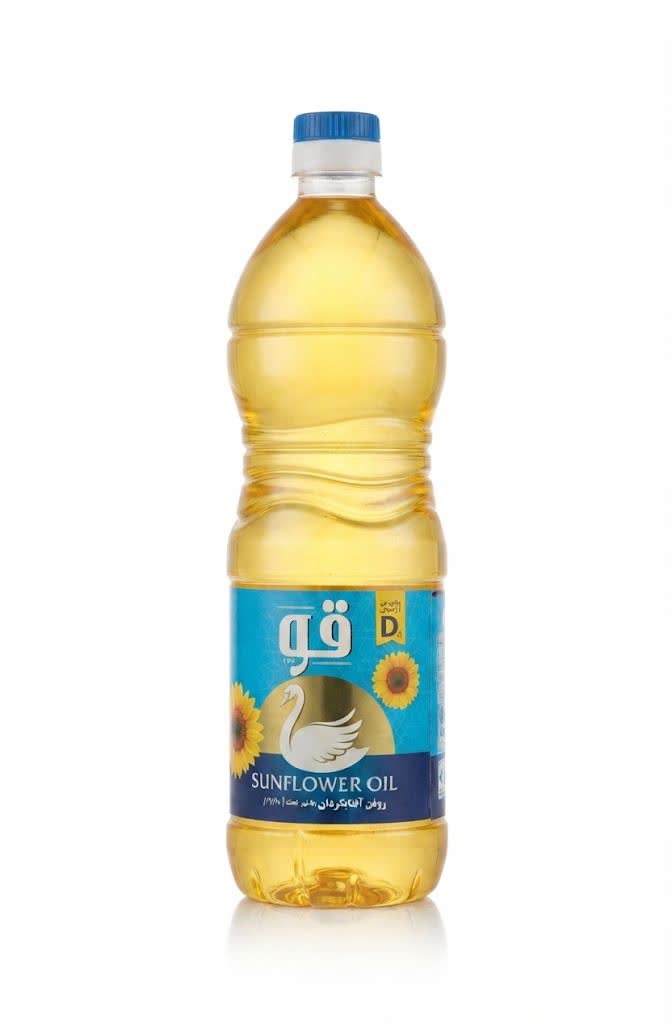 تصویر روغن آفتابگردان پالایش شده 810 گرم قو