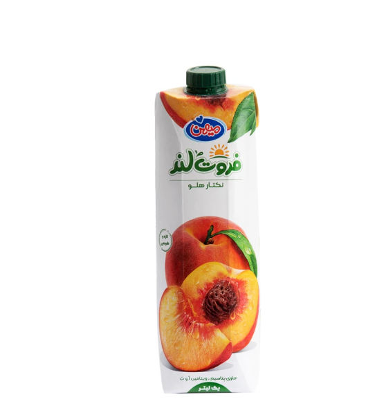 تصویر نکتار هلو 1 لیتر فروت‌لند میهن
