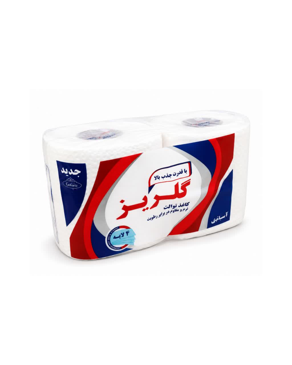 تصویر دستمال توالت 2عددی گلریز