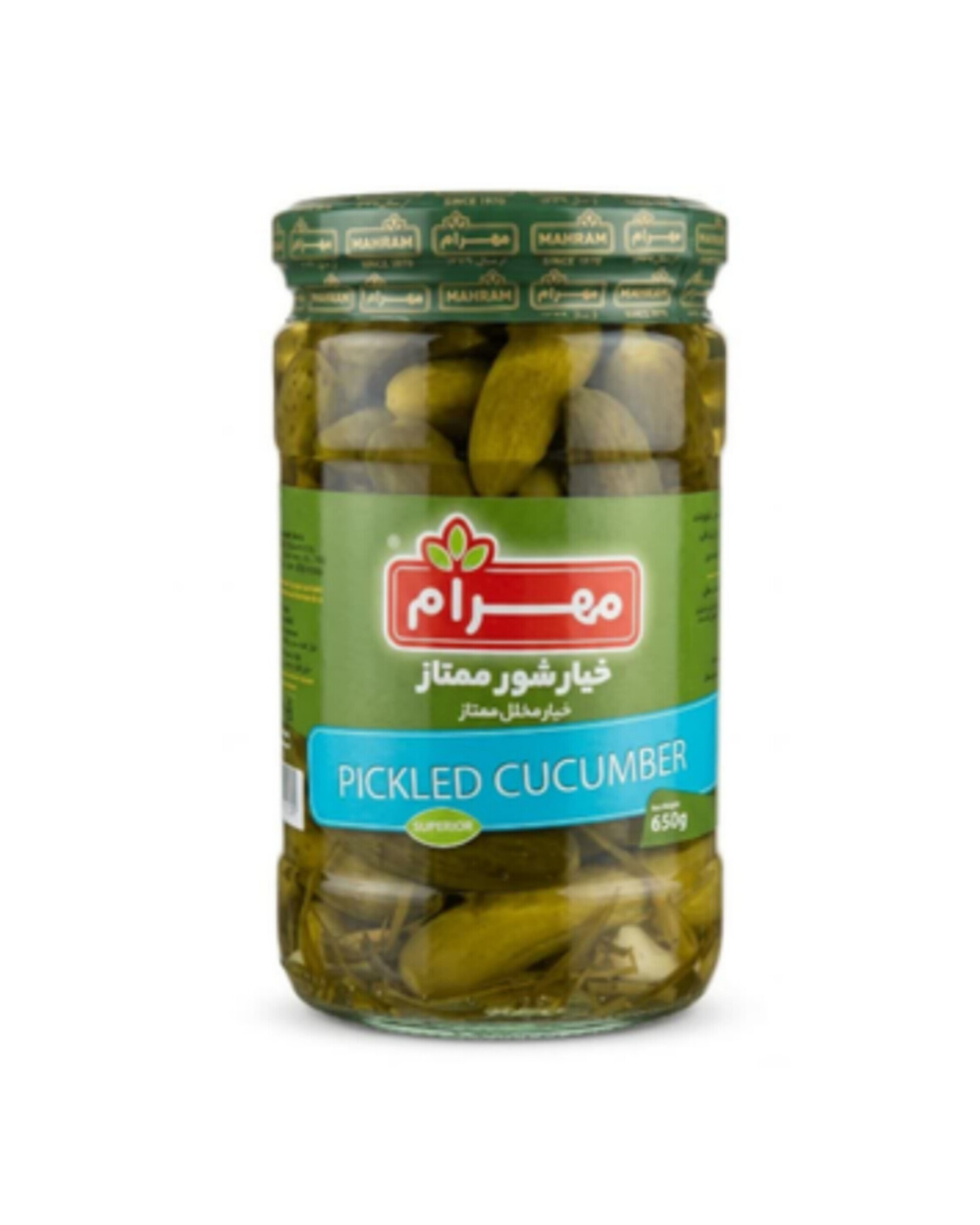 خیارشور ممتاز 650گرمی مهرام - چاشنی و ادویه