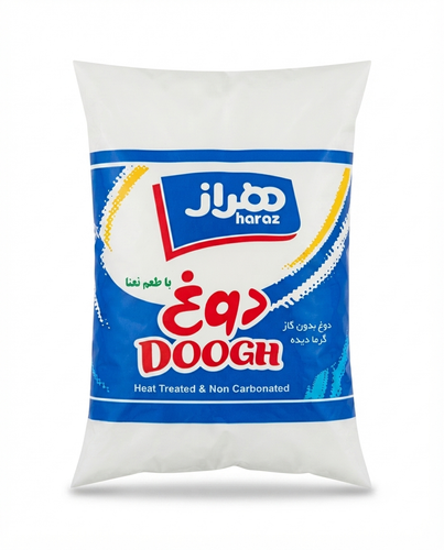 تصویر دوغ نایلونی 900 گرم نعنا هراز